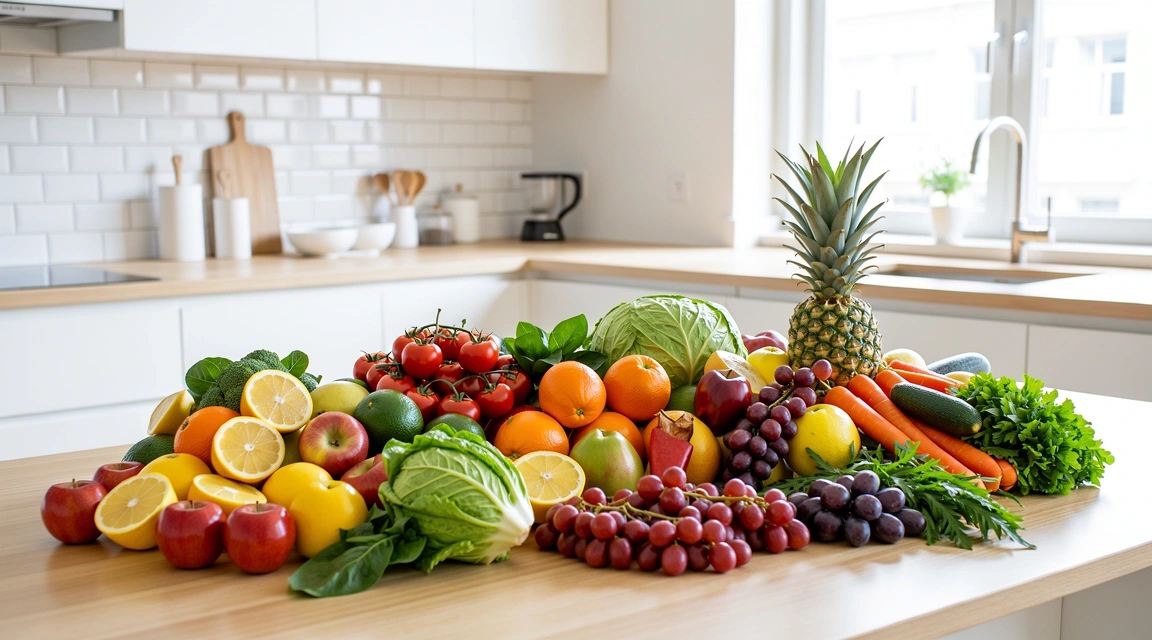 Fresh organic produce